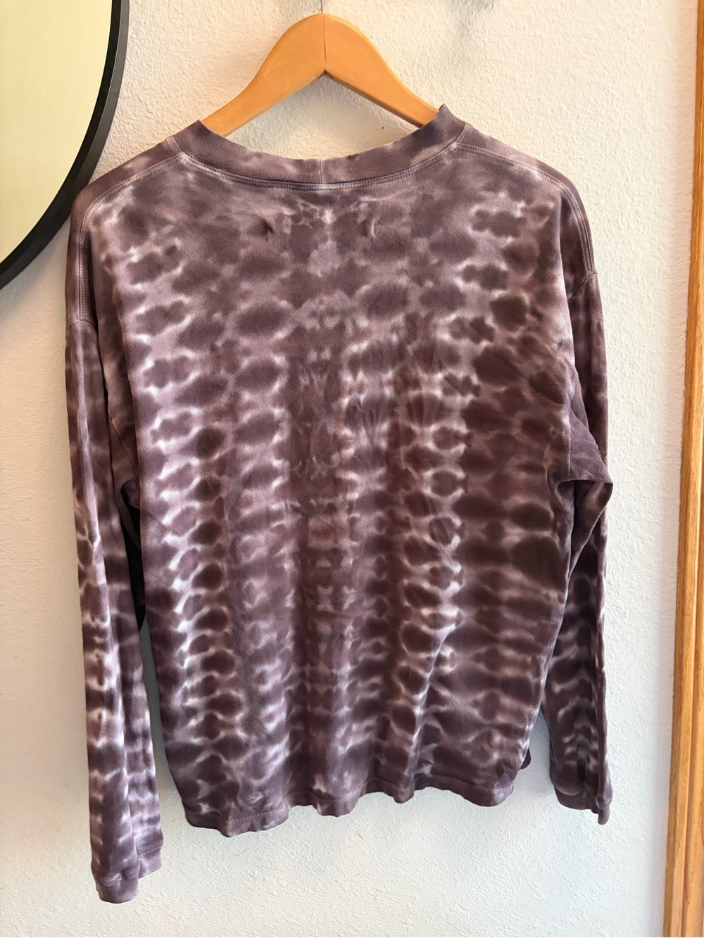 RAQUEL ALLEGRA Night Orchid Tie-Dye T-Shirt - Picture 2 of 3